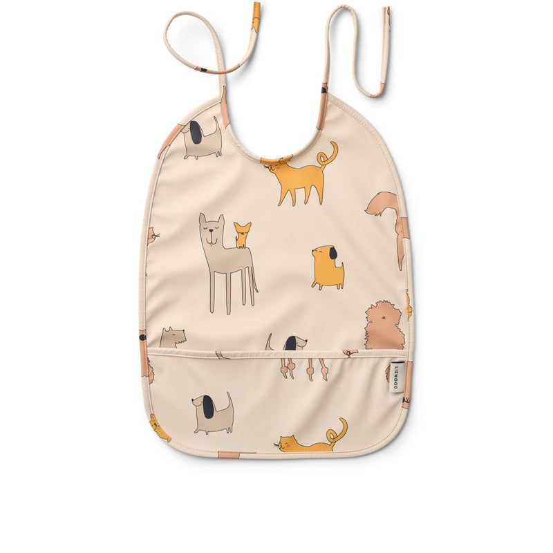 Liewood Bavoir Lai - Cats and Dogs / Sandy - Bavoir
