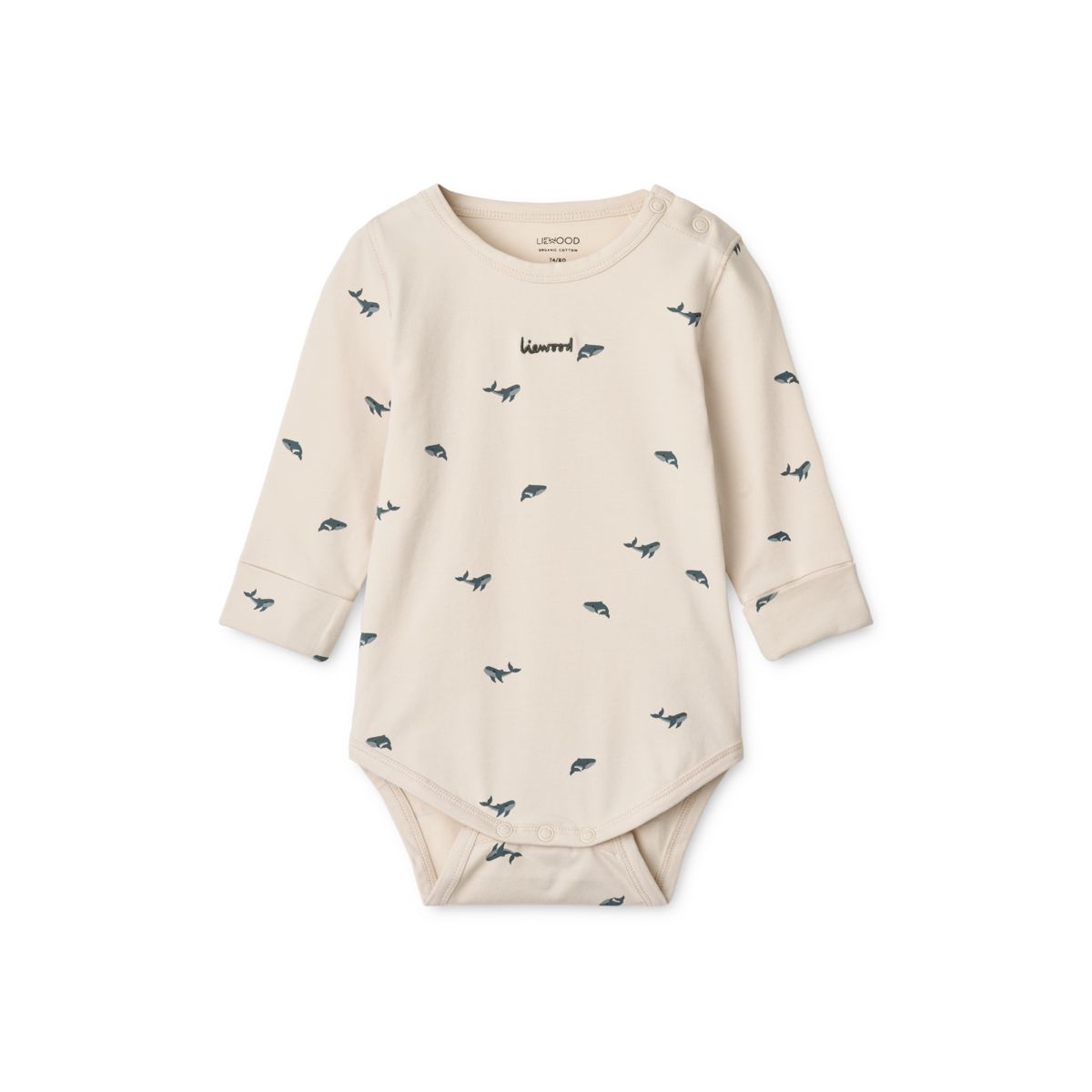 Liewood Bodies pour Bébé YANNI, Lot de 2 - Mini whale / Sandy - Body