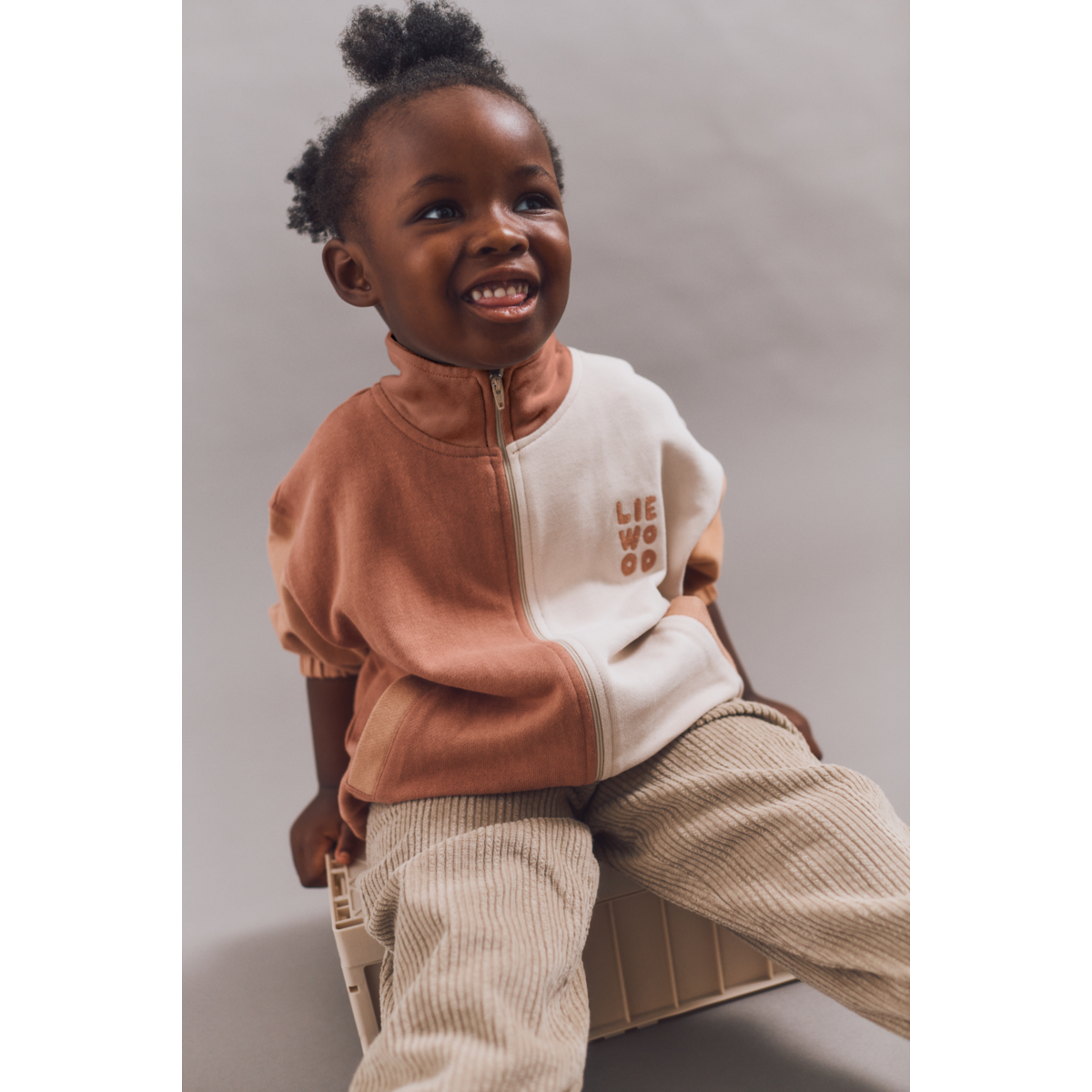 Liewood Sweat-shirt avec Fermeture éclair CASSIUS - Tuscany rose multi mix - Pull