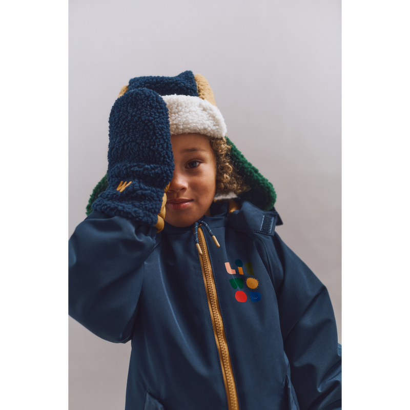 Liewood Bonnet en polaire Bravo - Classic navy multi mix - Chapeaux & Casquettes