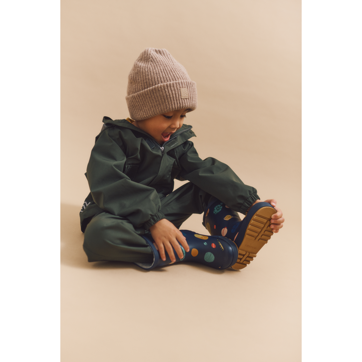 Liewood Bottes de Pluie Thermiques MASON - Universe / Classic navy - Bottes de thermique