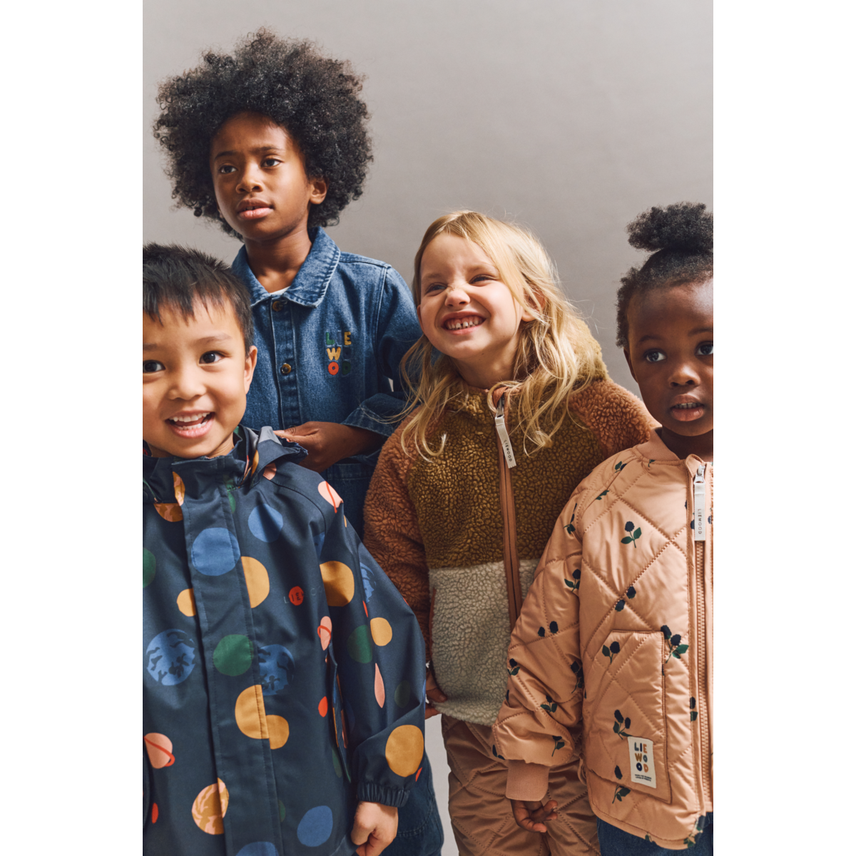 Liewood Veste Thermique ZELLA - Berry / Pale tuscany / Embroidery - Veste