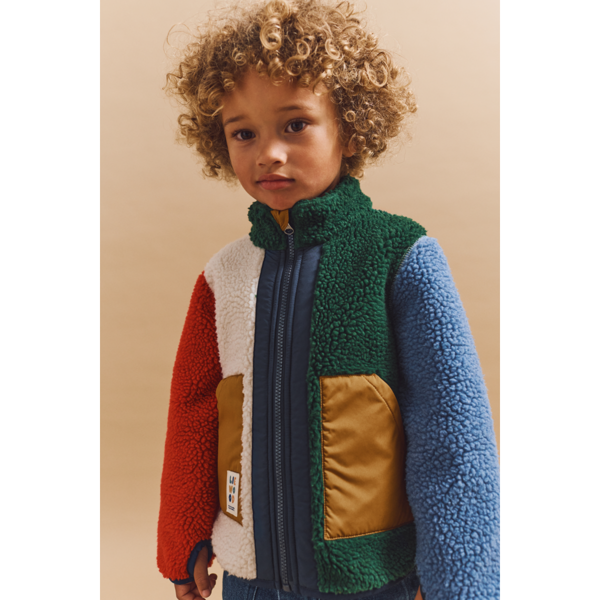 Liewood Veste Polaire NOAM - Garden green multi mix - Veste