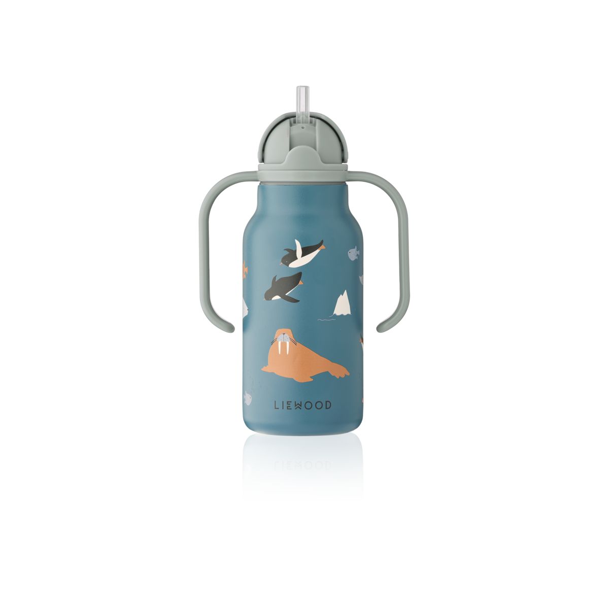 Liewood Bouteille à Imprimé KIMMIE 250 ml - Arctic Sea / Ocean view - Goude eau