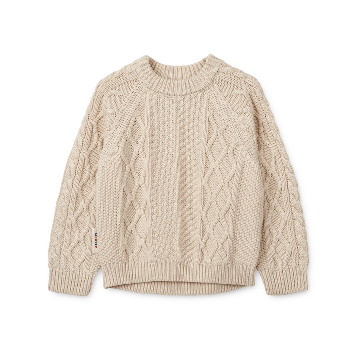 Liewood Pull en Maille Torsadée CALLIO - Sandy - Pull