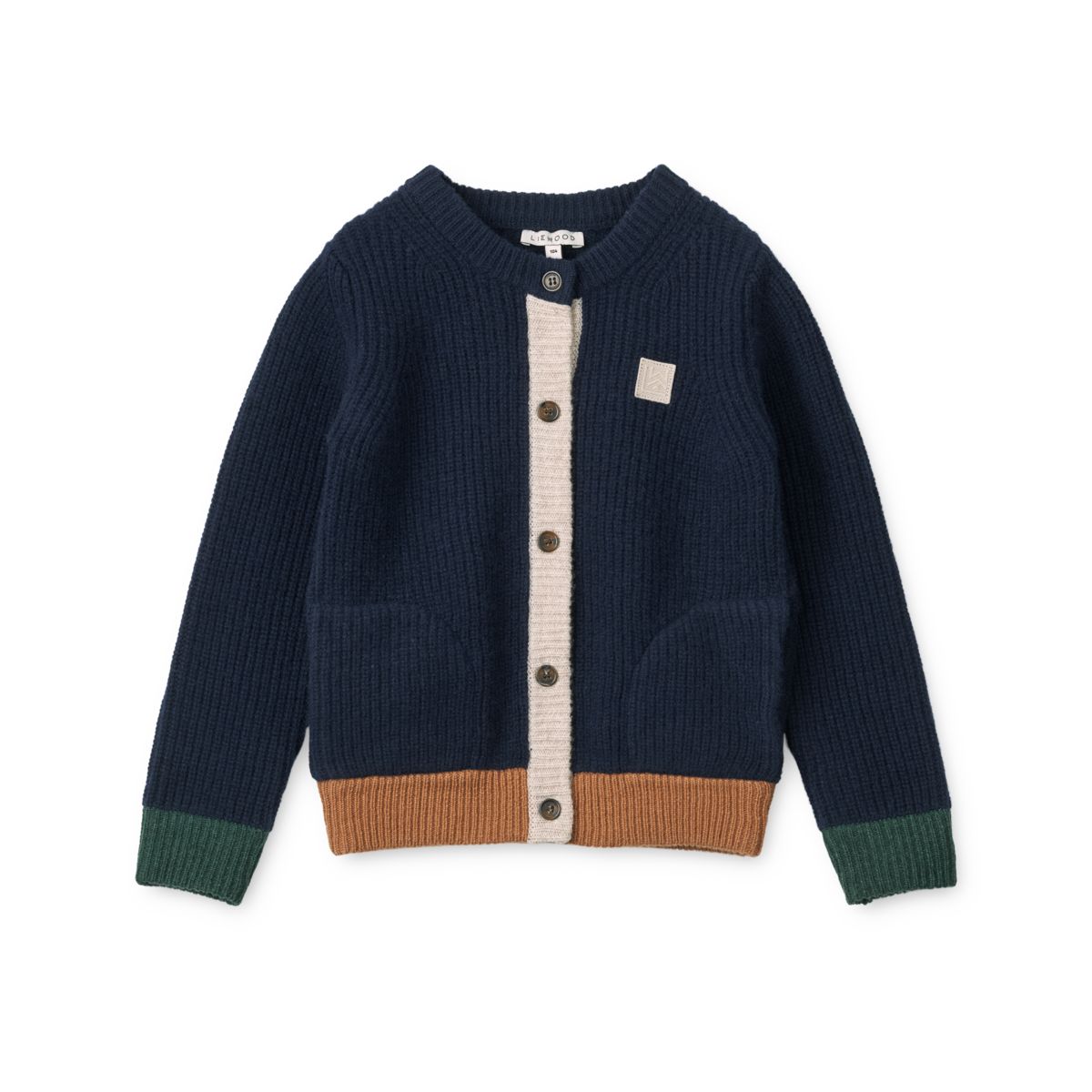 Liewood Tiago Knit Cardigan - Classic Navy - CARDIGAN