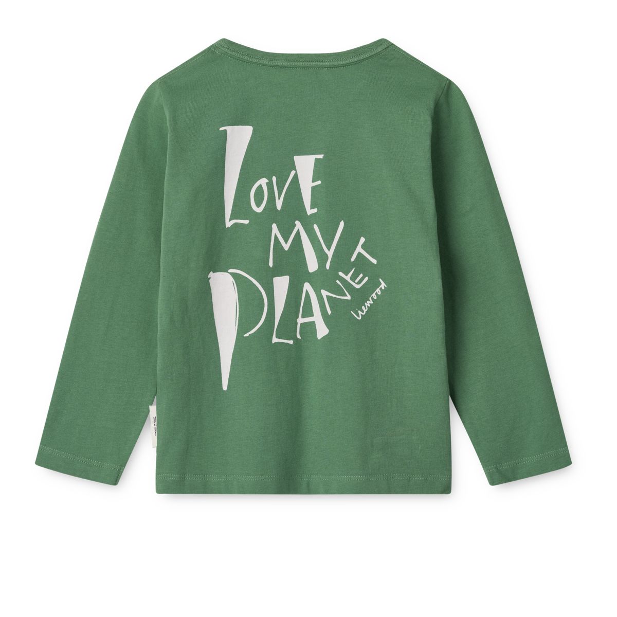 Liewood Apia Long-sleeve T-shirt - Love my planet / Dusty ivy multi mix - TSHIRT