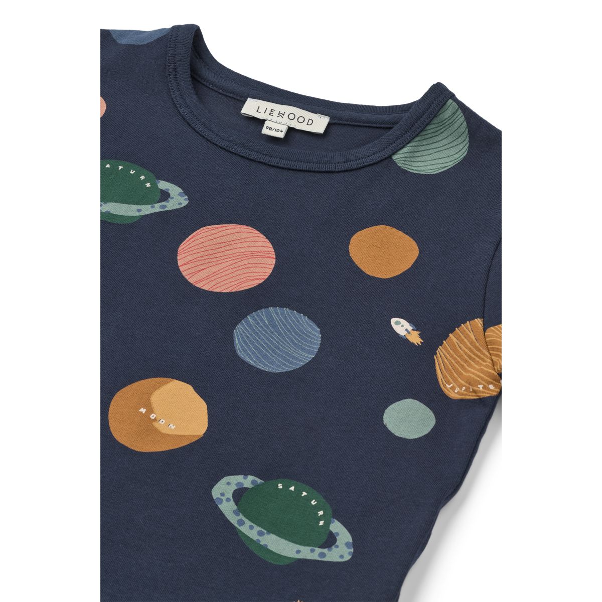 Liewood T-shirt à Manches Courtes APIA - Universe / Classic navy - T-shirt
