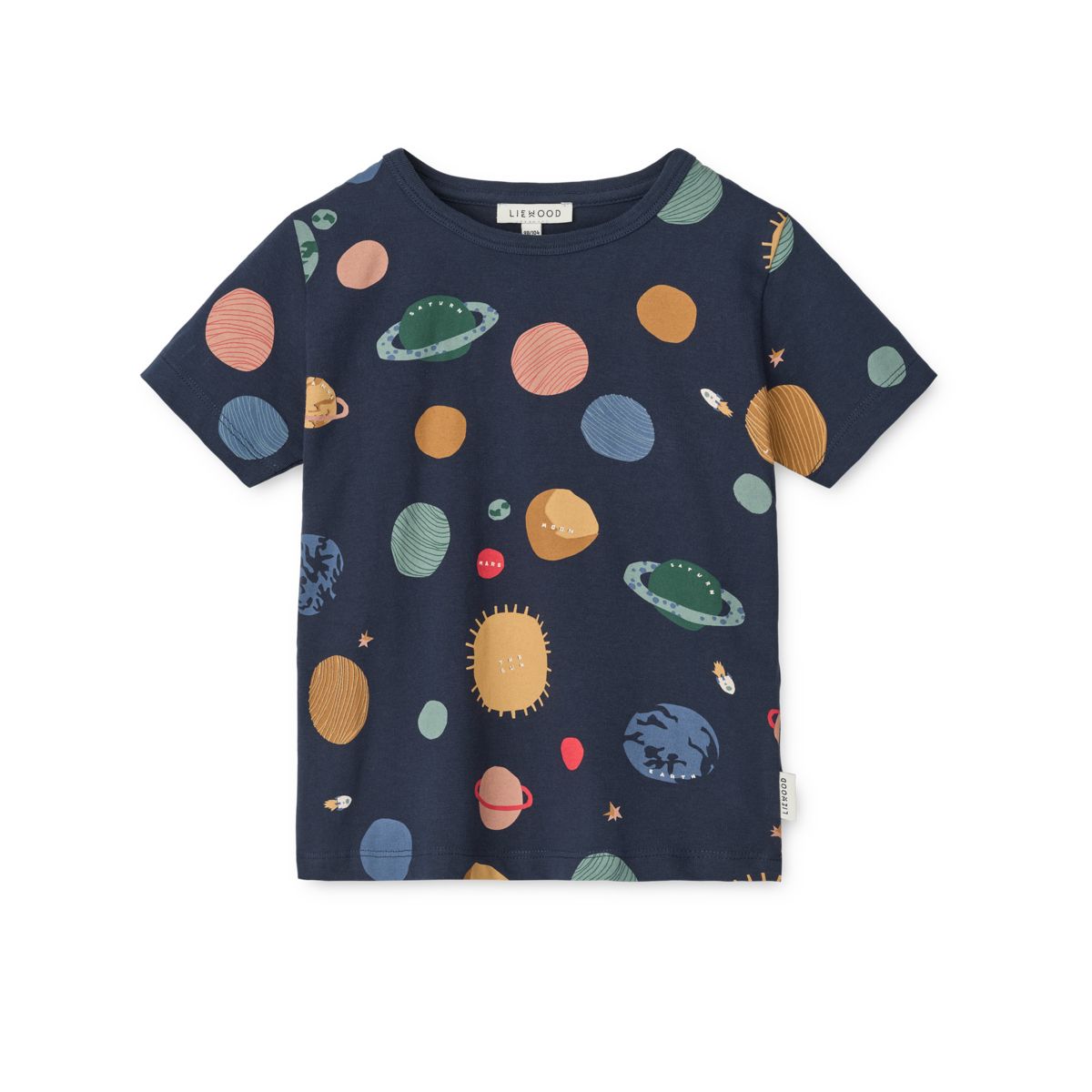 Liewood T-shirt à Manches Courtes APIA - Universe / Classic navy - T-shirt