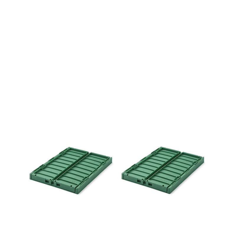 Liewood Boîtes de Rangement WESTON Taille S, Lot de 2 - Dusty ivy - Boîtes de rangement