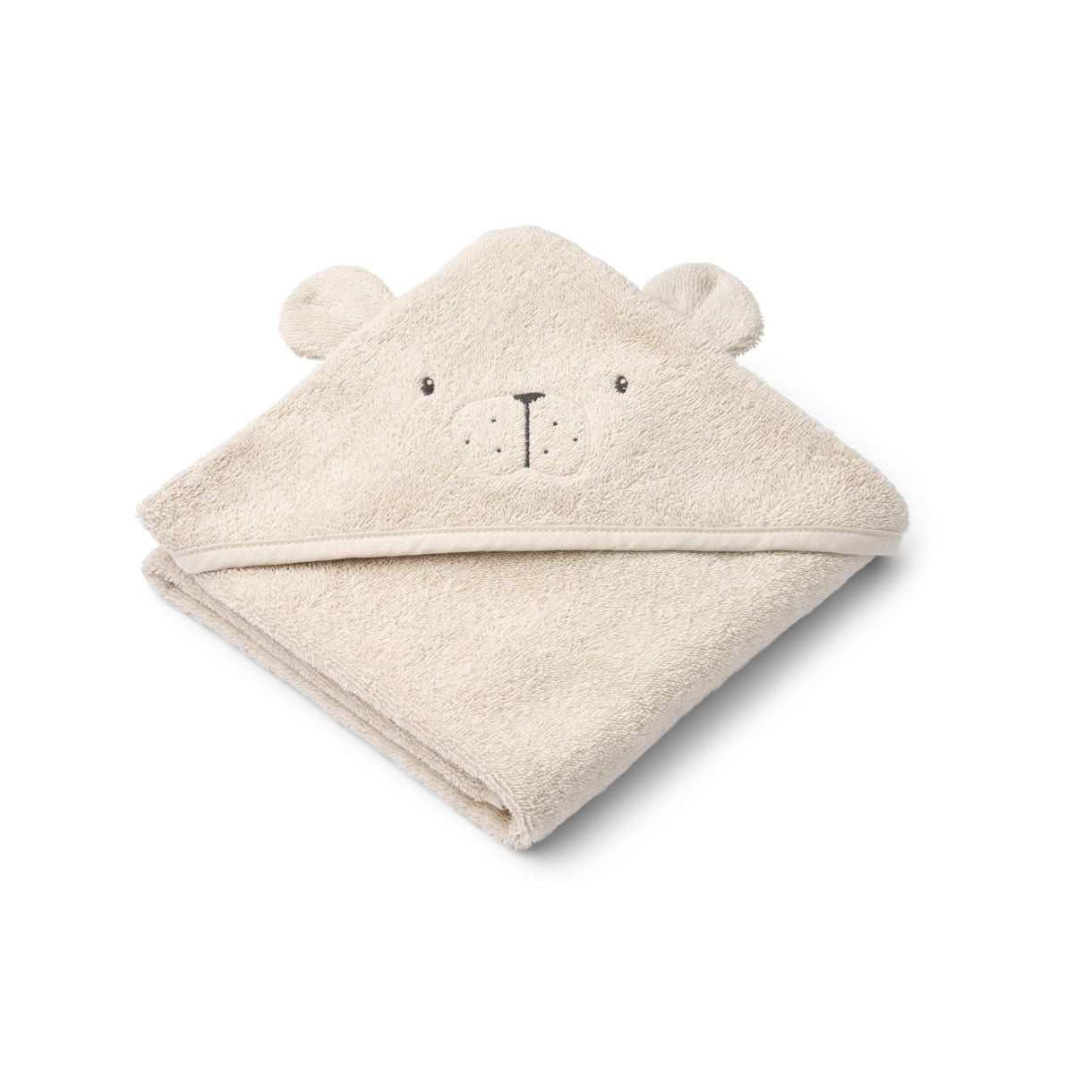 Liewood Serviette de Bain à Capuche pour Bébé ALBERT - Sandy - Serviettes / Gants de toilettes