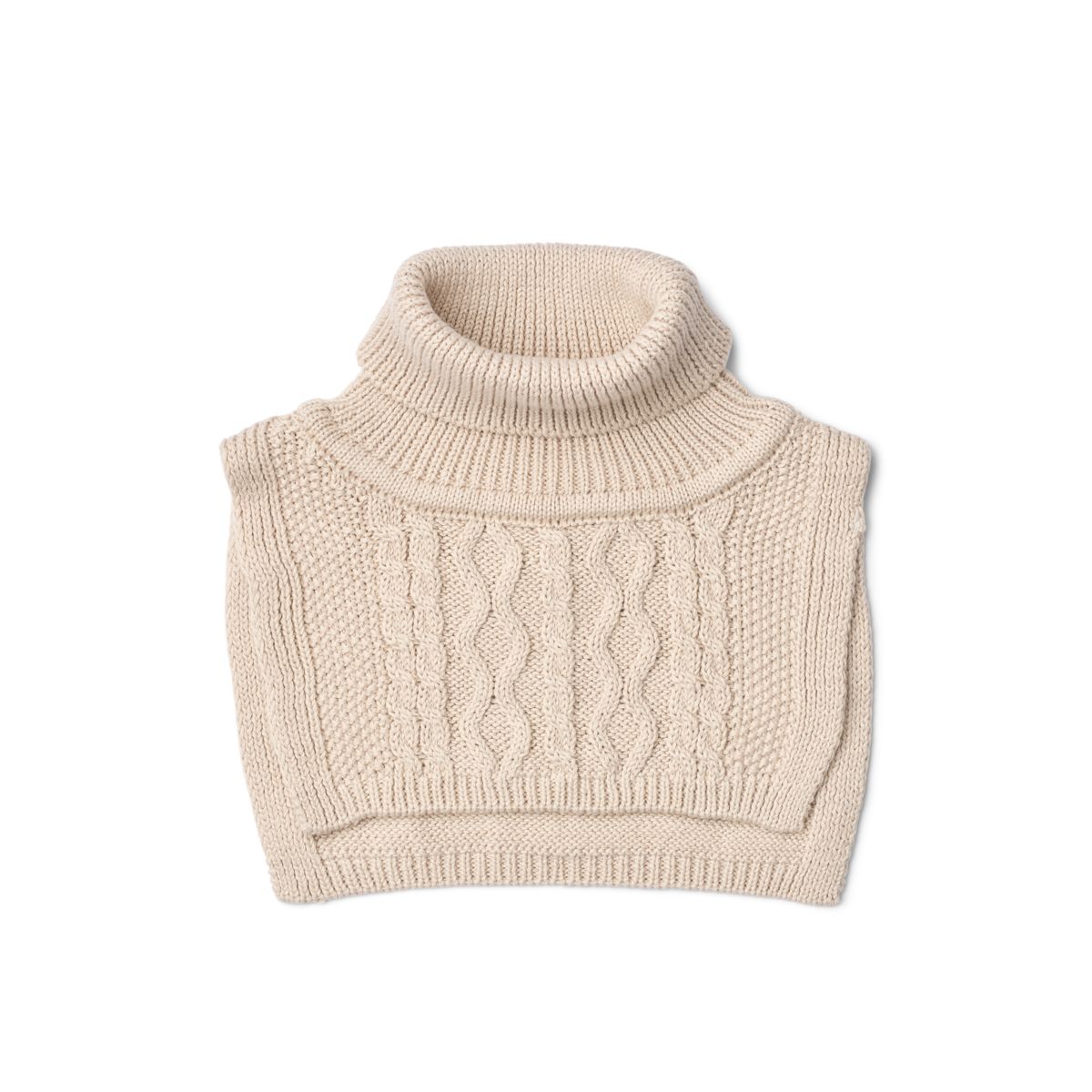 Liewood Meack Cable-Knit Neck Warmer - Sandy - SCARF/NECK WARMER