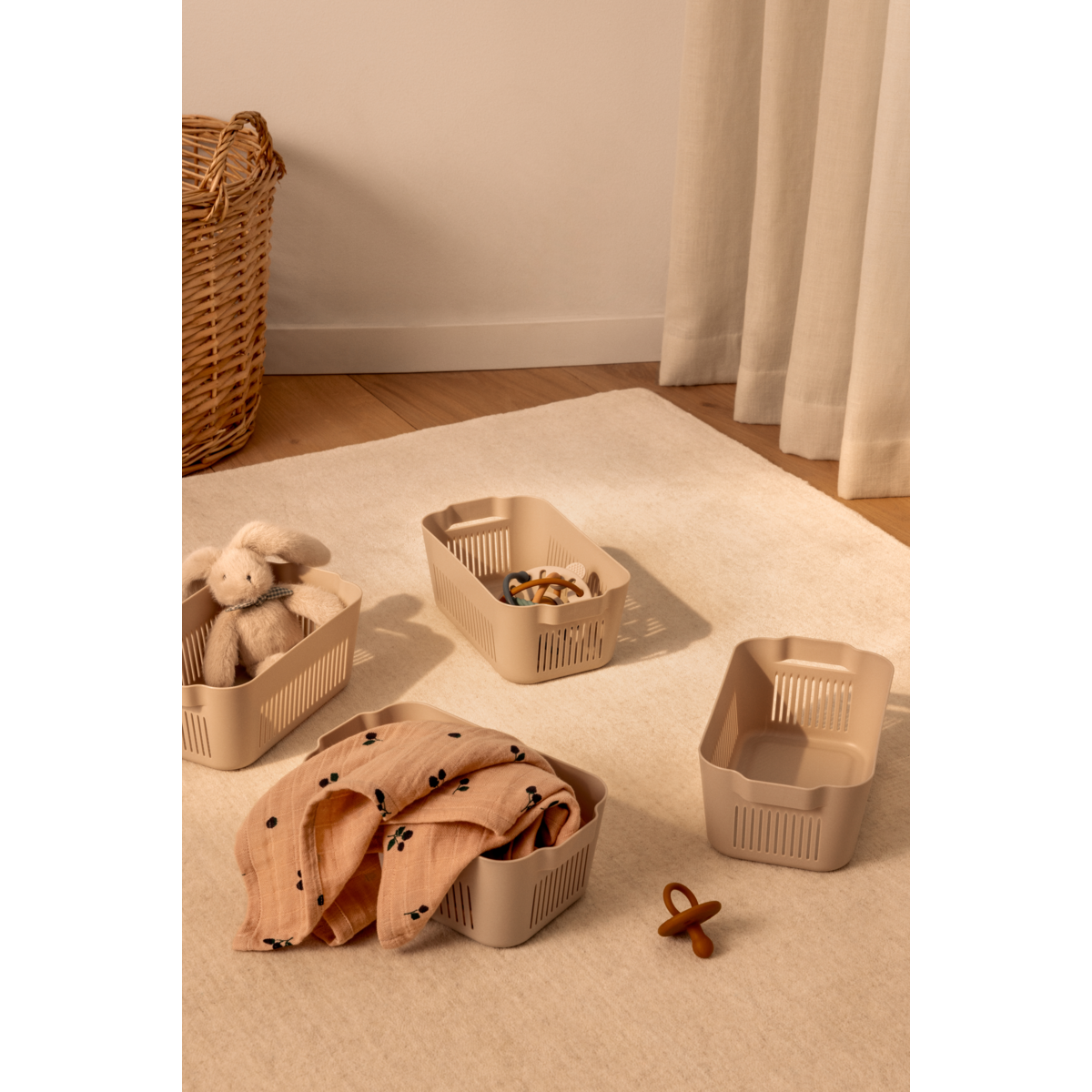 Liewood Mini Panier MAKEEVA - Sandy - Boîtes de rangement