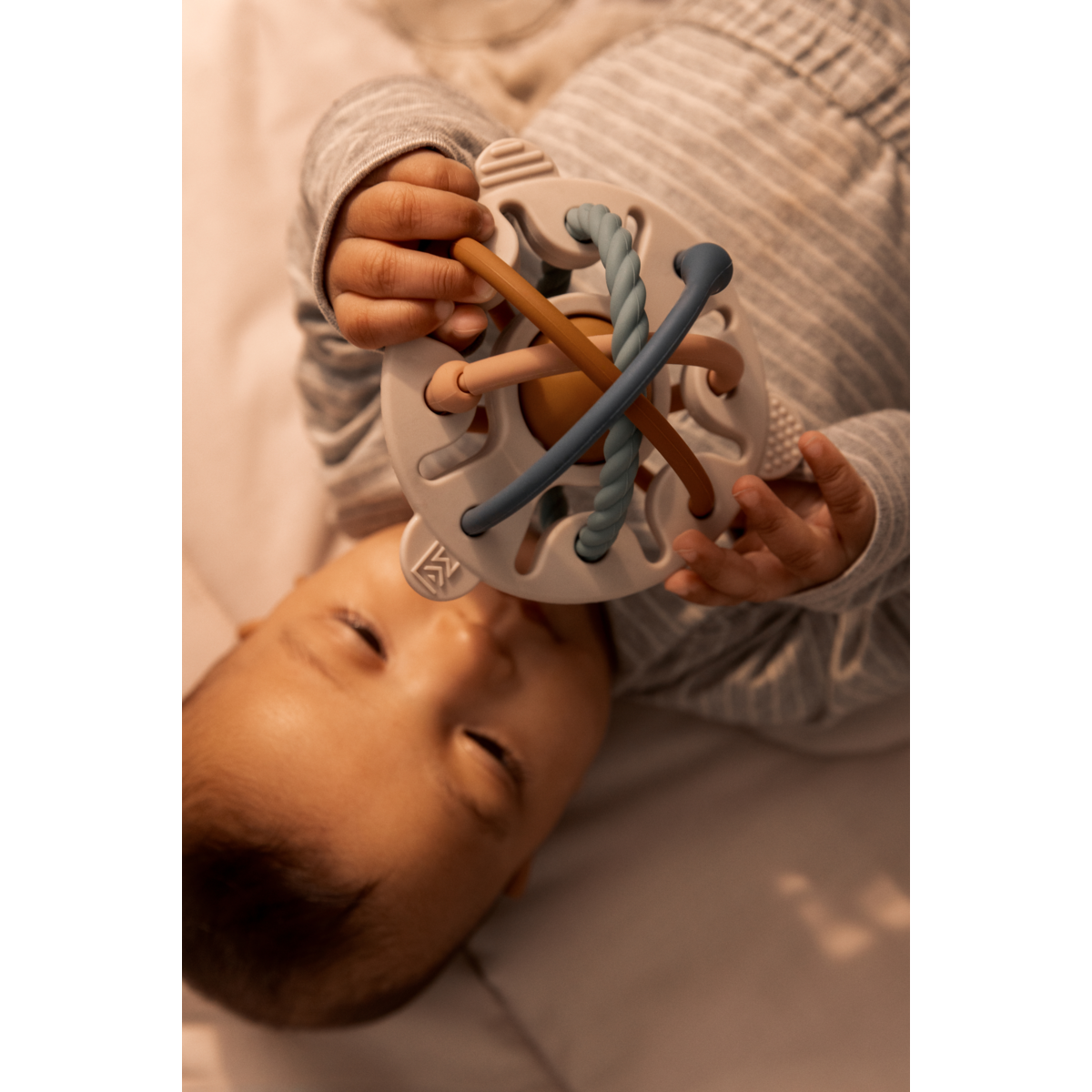 Hochet en Silicone HAKIM - Sandy multi mix