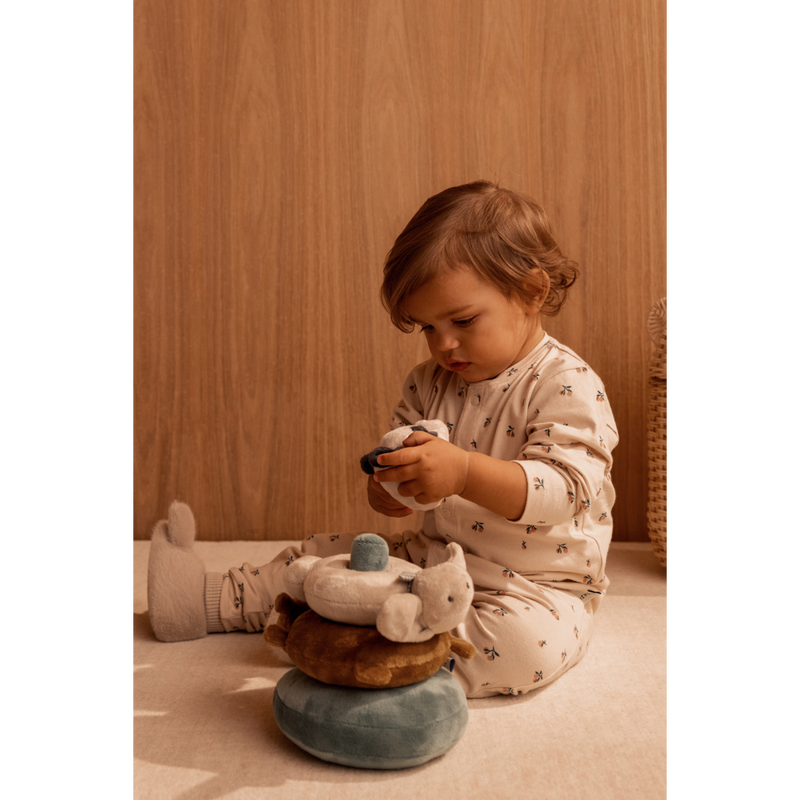 Liewood Combinaison Pyjama à Imprimé BIRK - Peach mini / Sea shell - Combinaison de pyjama
