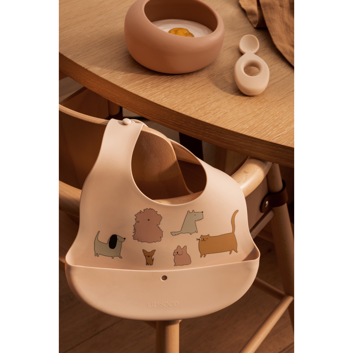 Liewood Bol avec Cuillère SPARIA - Tuscany rose / Apple blossom - Bols