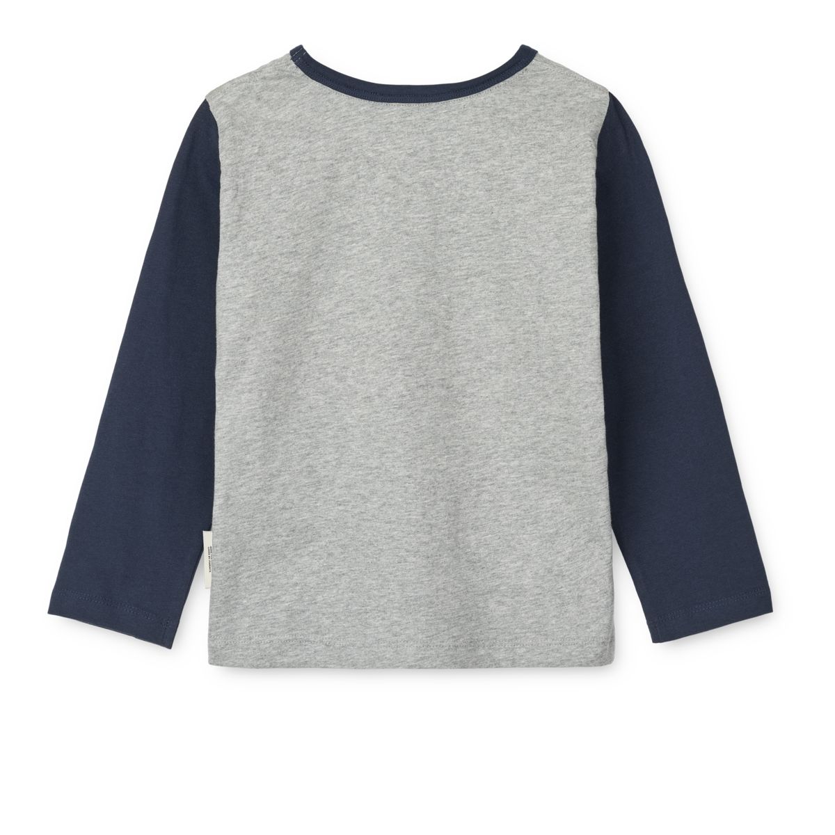Liewood T-shirt à Manches Longues APIA - Walrus / Grey melange / Classic navy - T-shirt