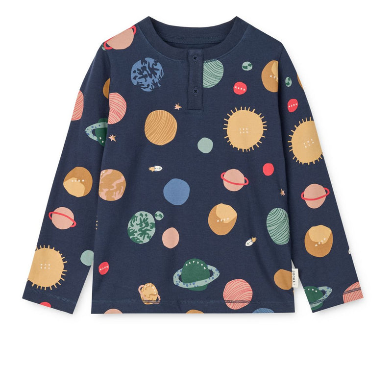Liewood Ensemble de Pyjama à Imprimé WILHELM - Universe / Classic navy - Ensemble pyjama