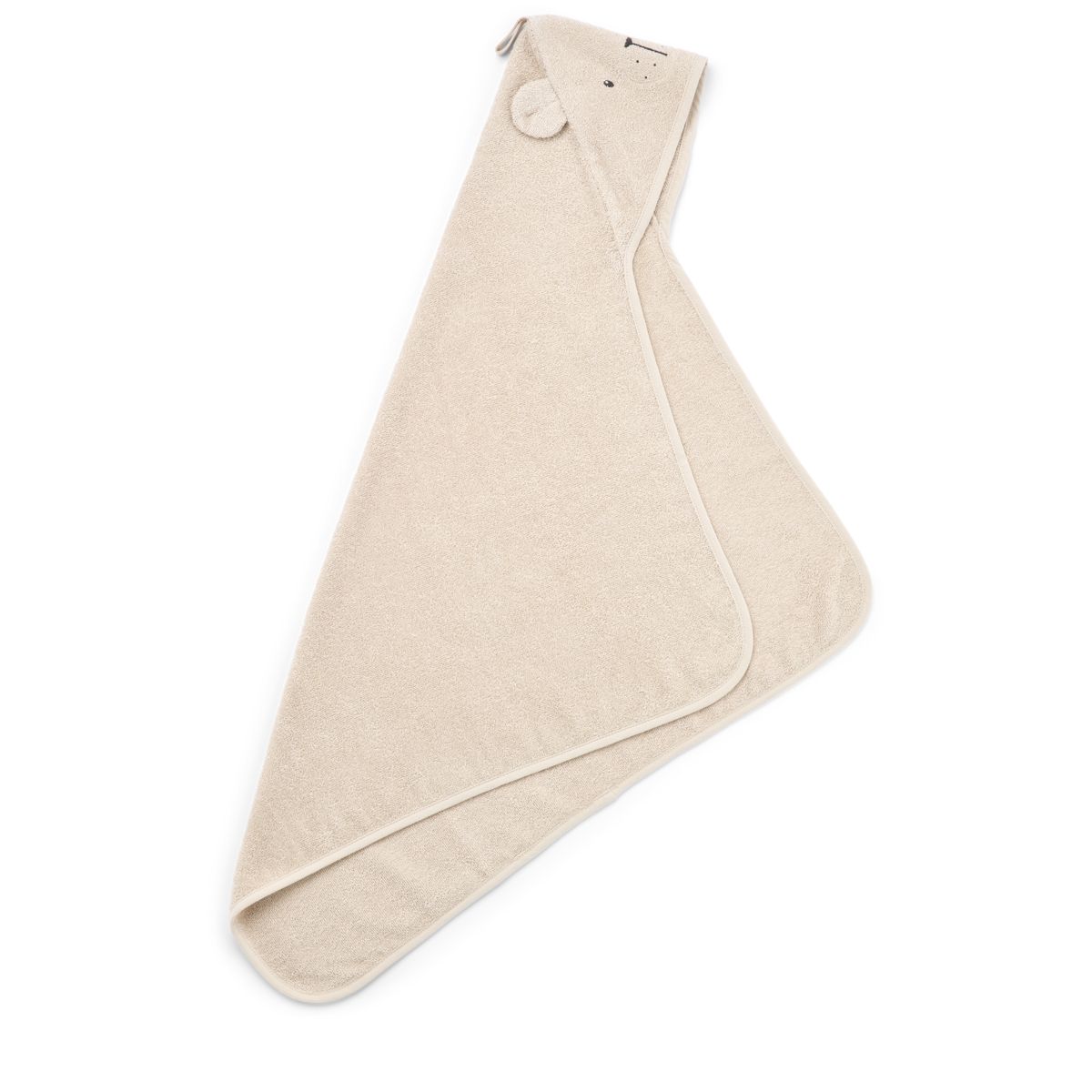 Liewood Serviette de Bain à Capuche pour Bébé ALBERT - Sandy - Serviettes / Gants de toilettes