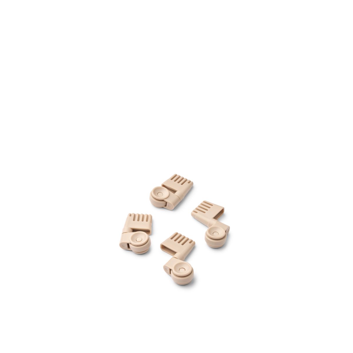 Liewood Roulettes Pivotantes pour Boîtes WESTON - LARGE, Lot de 1 - Sandy - PIÈCES DE RECHANGE POUR LE STOCKAGE