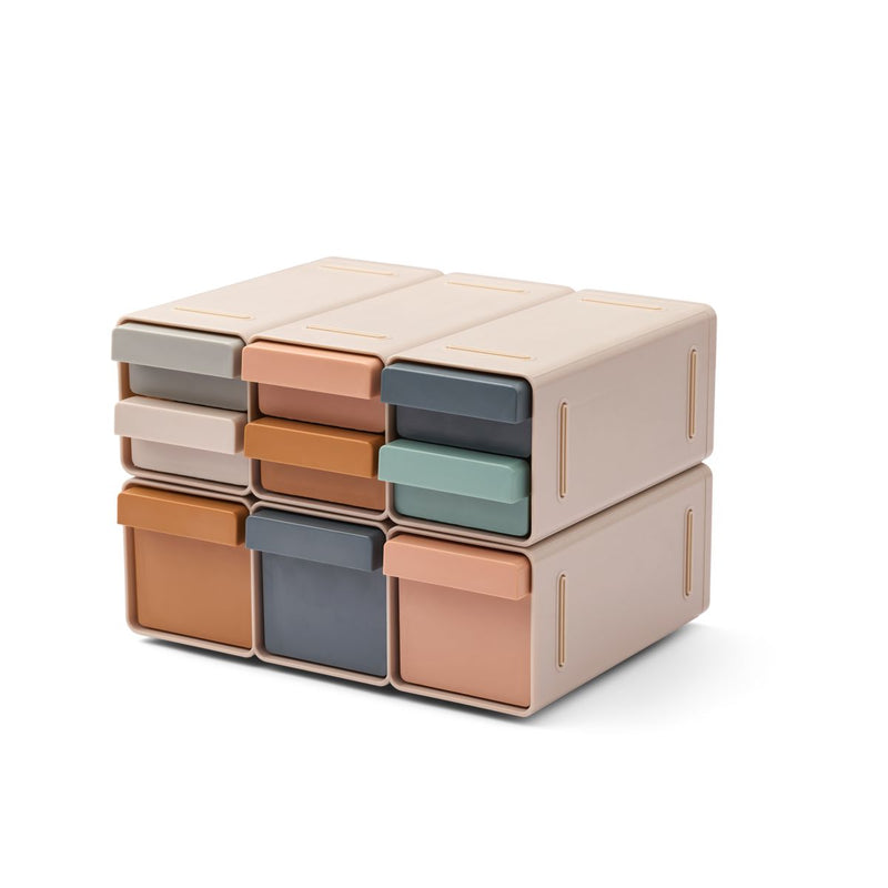 Liewood Système de Rangement KYLIAN - Sandy multi mix - Boîtes de rangement
