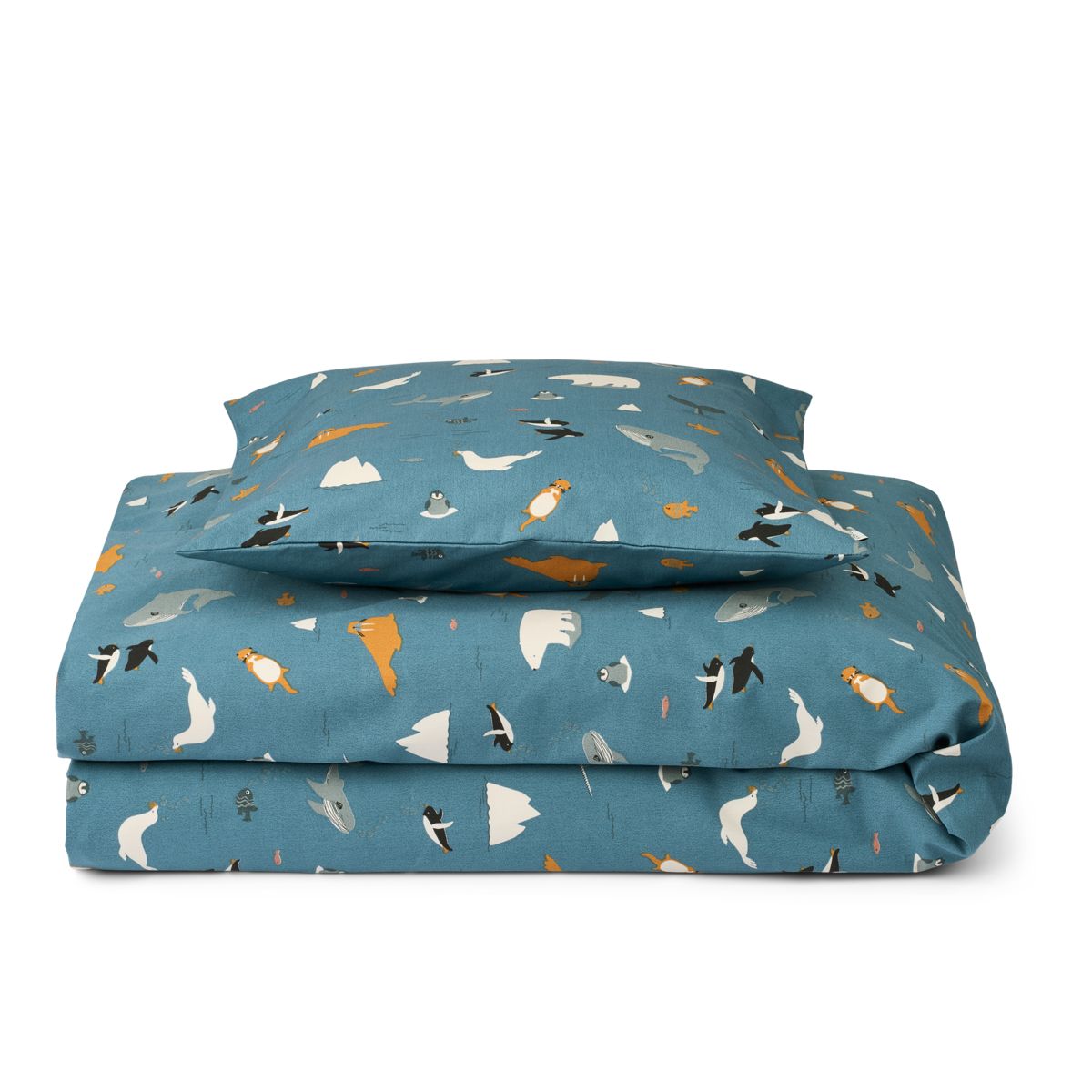 Liewood Linge de Lit Simple CARL 140x200 - Arctic Sea / Ocean view - Linge de lit