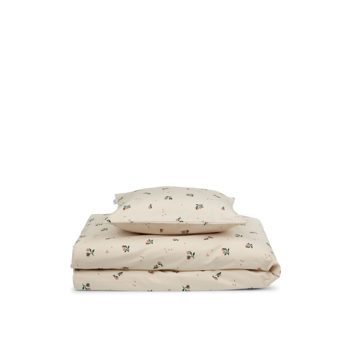 Liewood Linge de Lit pour Bébé CARMEN 70x100 - Peach / Sea shell - Linge de lit