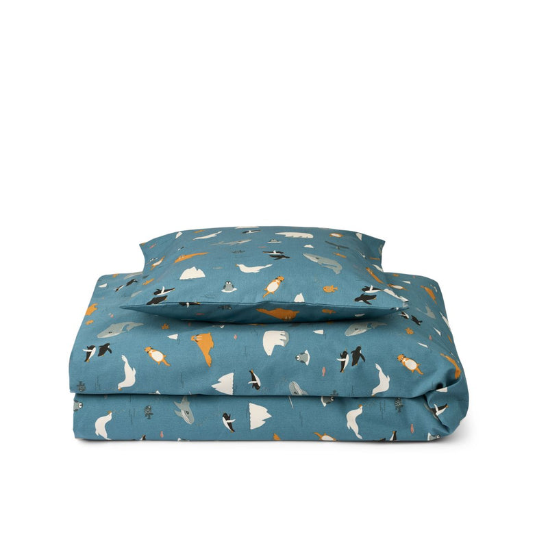 Liewood Linge de Lit Junior INGEBORG 100x140 - Arctic Sea / Ocean view - Linge de lit