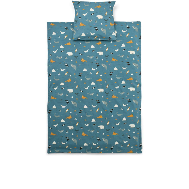 Liewood Linge de Lit Junior INGEBORG 100x140 - Arctic Sea / Ocean view - Linge de lit