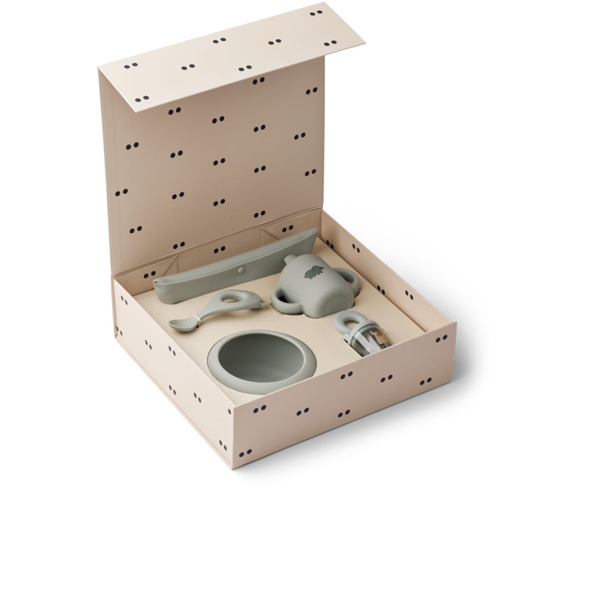 Liewood Set de Repas pour Bébé MILEAH - Dove blue - Ensemble de vaisselle
