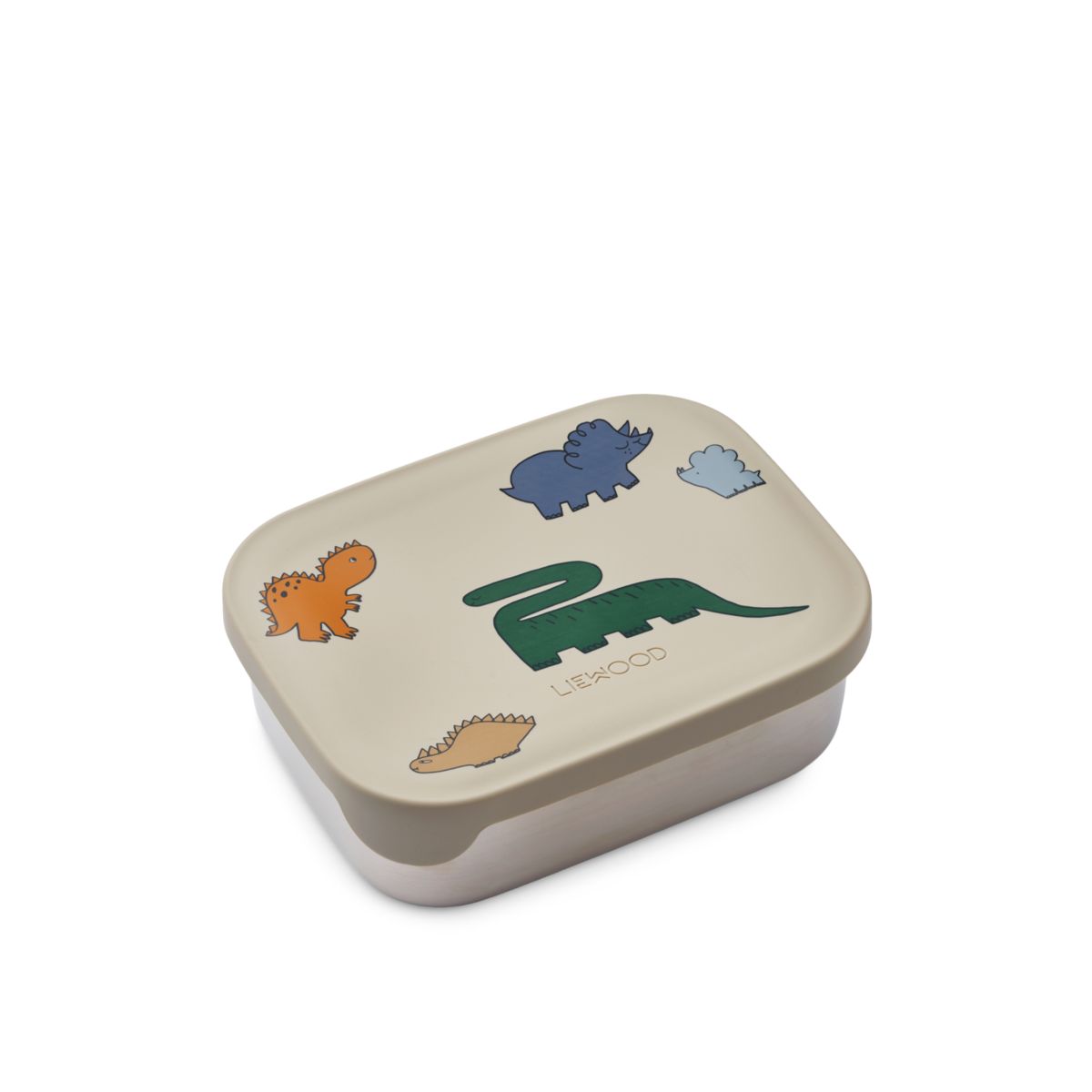 Liewood ARTHUR Steel Lunchbox - Dinosaurs / Mist - LUNCHBOX