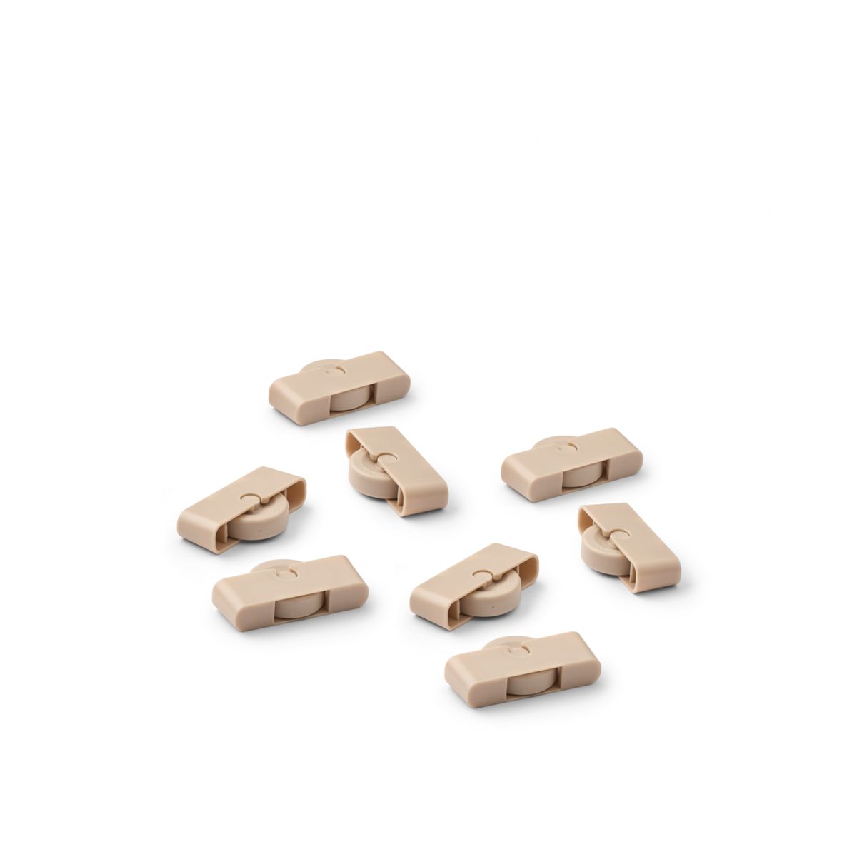 Liewood Roulettes Profil Bas pour WESTON - LARGE, Lot pour 2 boîtes - Sandy - PIÈCES DE RECHANGE POUR LE STOCKAGE