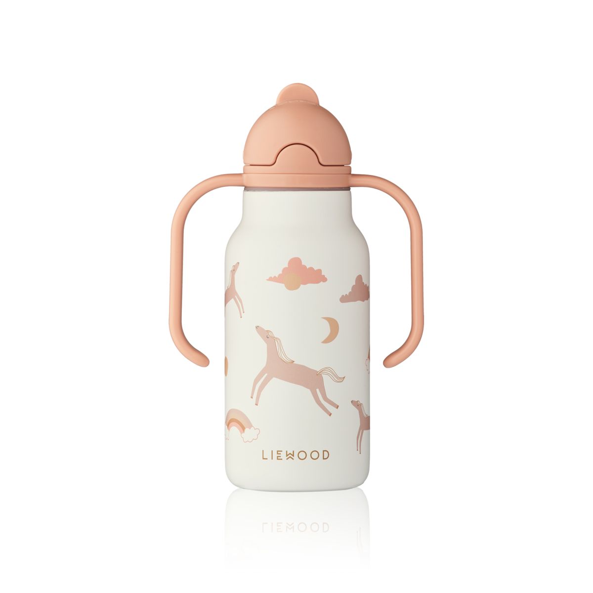 Liewood Kimmie Steel Water Bottle 250 Ml - Dream / Ecru - WATER BOTTLE