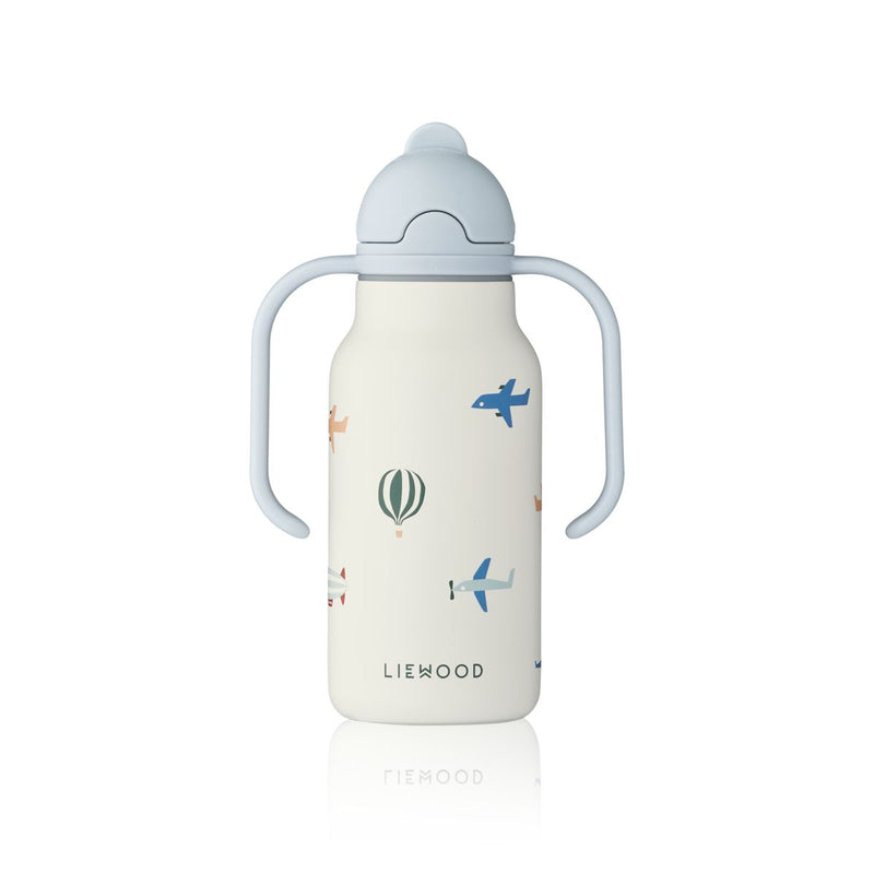 Liewood Bouteille à Imprimé KIMMIE 250 ml - Aviator / Ecru - Goude eau