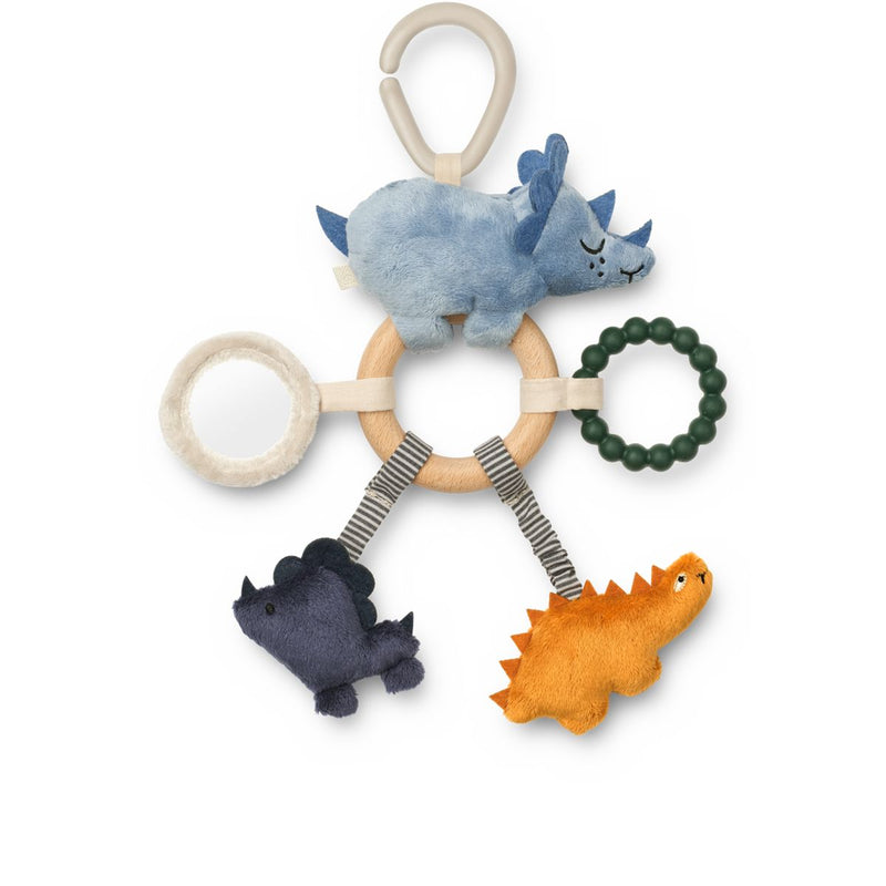 Liewood Jouet d'activité Angie Dino - Blue fog multi mix - Hochet