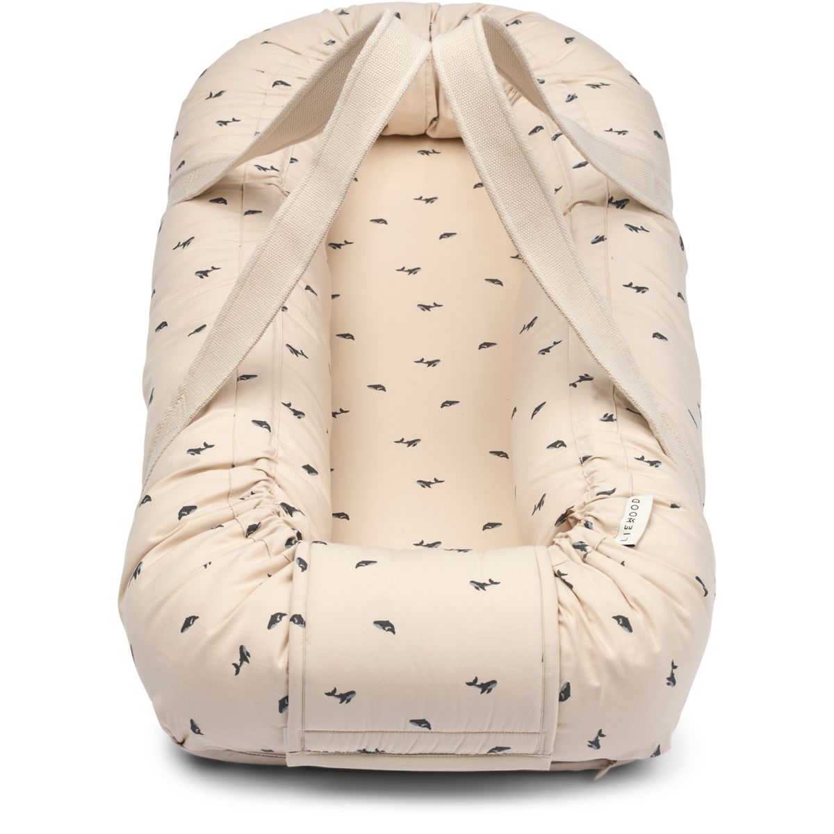 Liewood Porte-Bébé à Imprimé GRO - Mini whale / Sandy - Nid d'ange