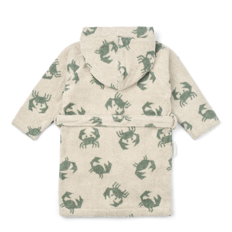 Liewood Peignoir Lilana - Crab / Sandy - Serviettes / Gants de toilettes