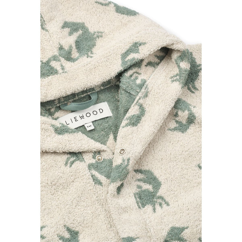 Liewood Peignoir Lilana - Crab / Sandy - Serviettes / Gants de toilettes