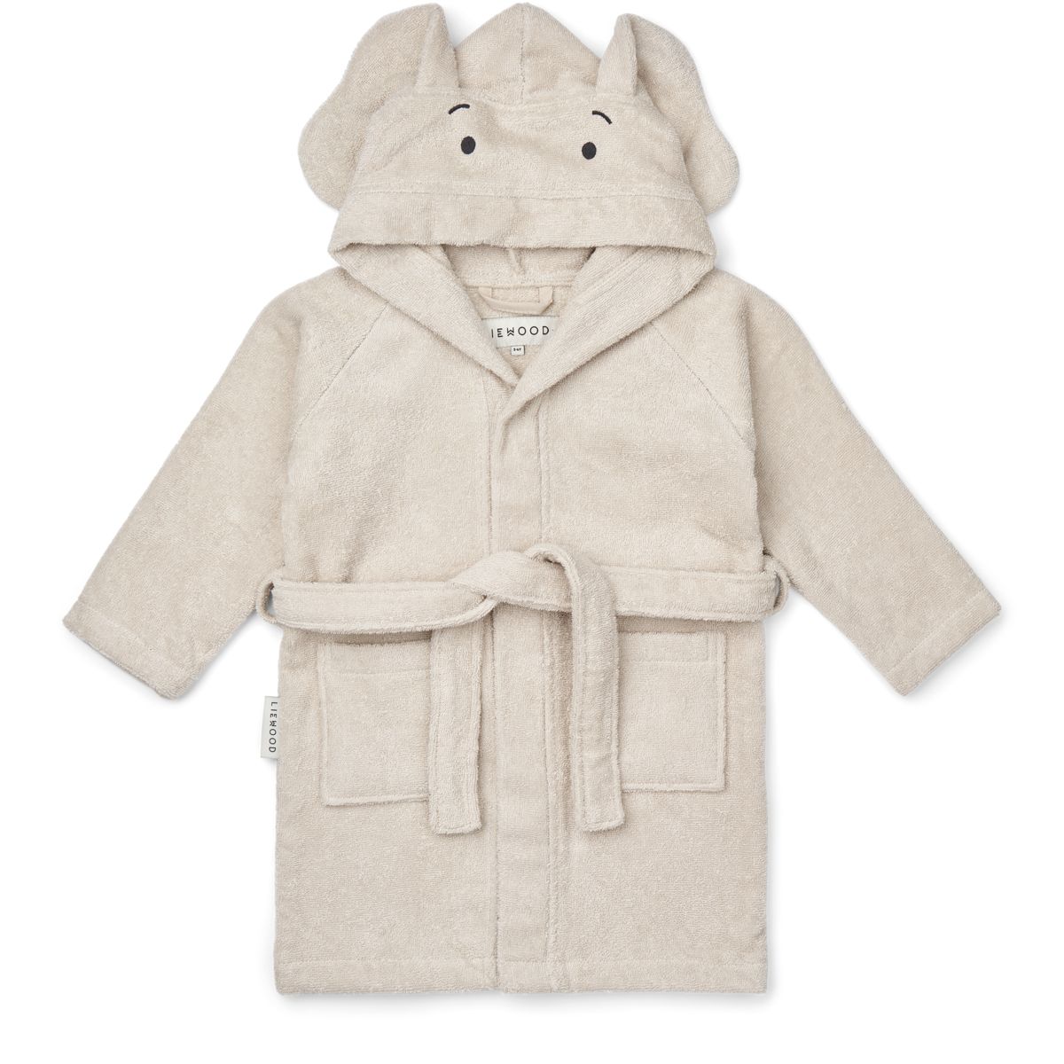 Liewood Peignoir Lily Elephant - Sandy - Serviettes / Gants de toilettes