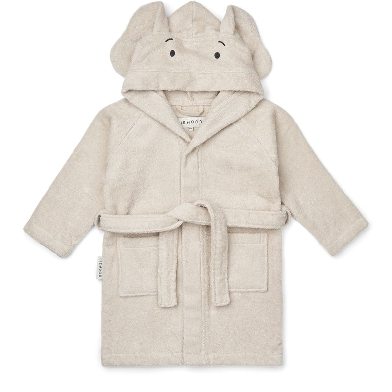 Liewood Peignoir Lily Elephant - Sandy - Serviettes / Gants de toilettes
