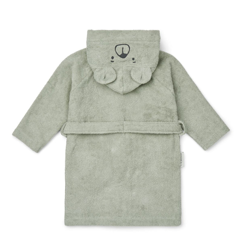 Liewood Peignoir Lily Ours - Dove blue - Serviettes / Gants de toilettes