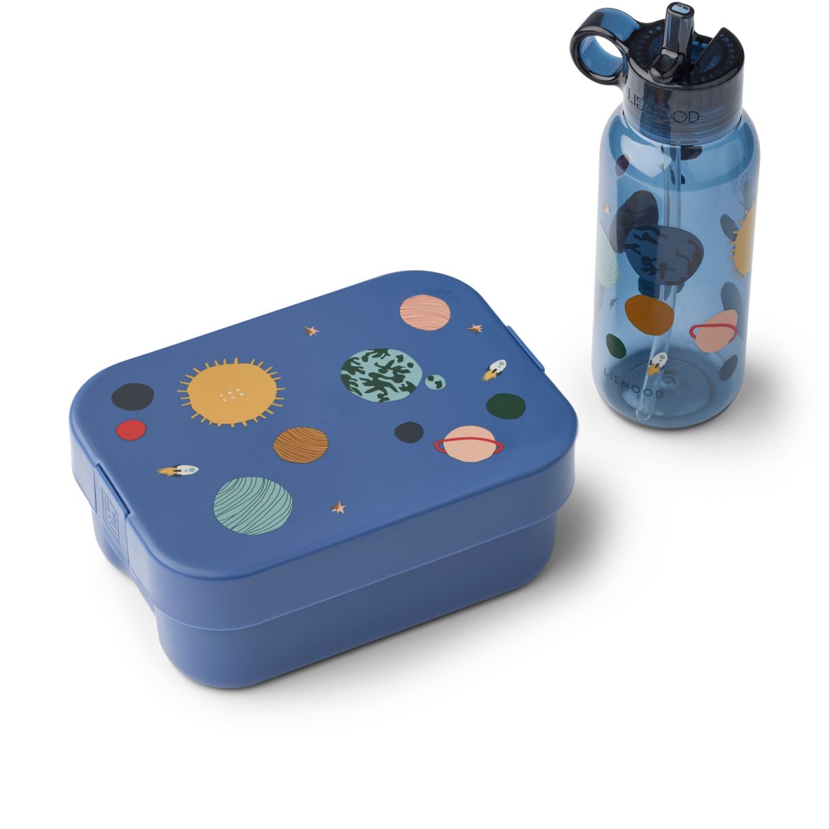 Liewood Coffret Boîte à Déjeuner CHELSEY - Universe / Classic navy - Boîte à goûter