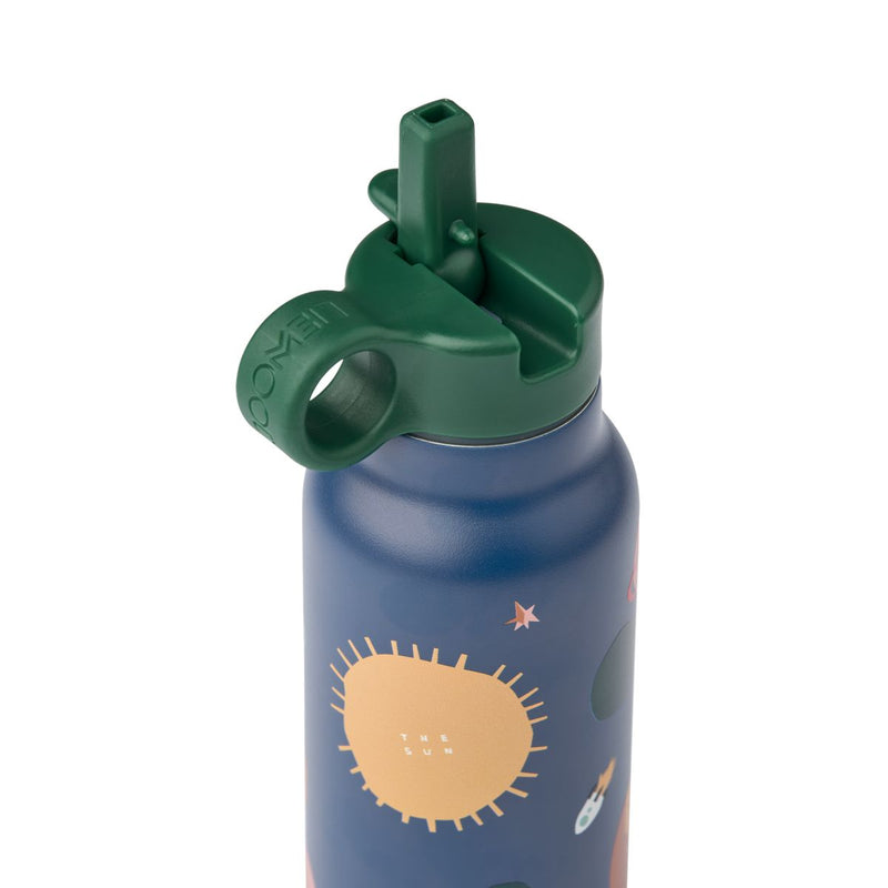 Liewood Gourde Falk 350 ml - Universe / Classic navy - Goude eau