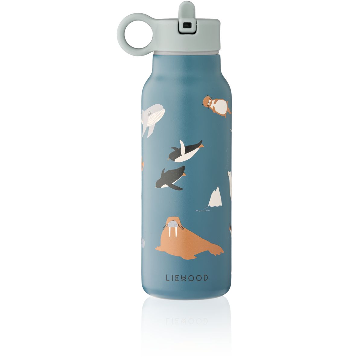 Liewood Gourde Falk 350 ml - Arctic Sea / Ocean view - Goude eau