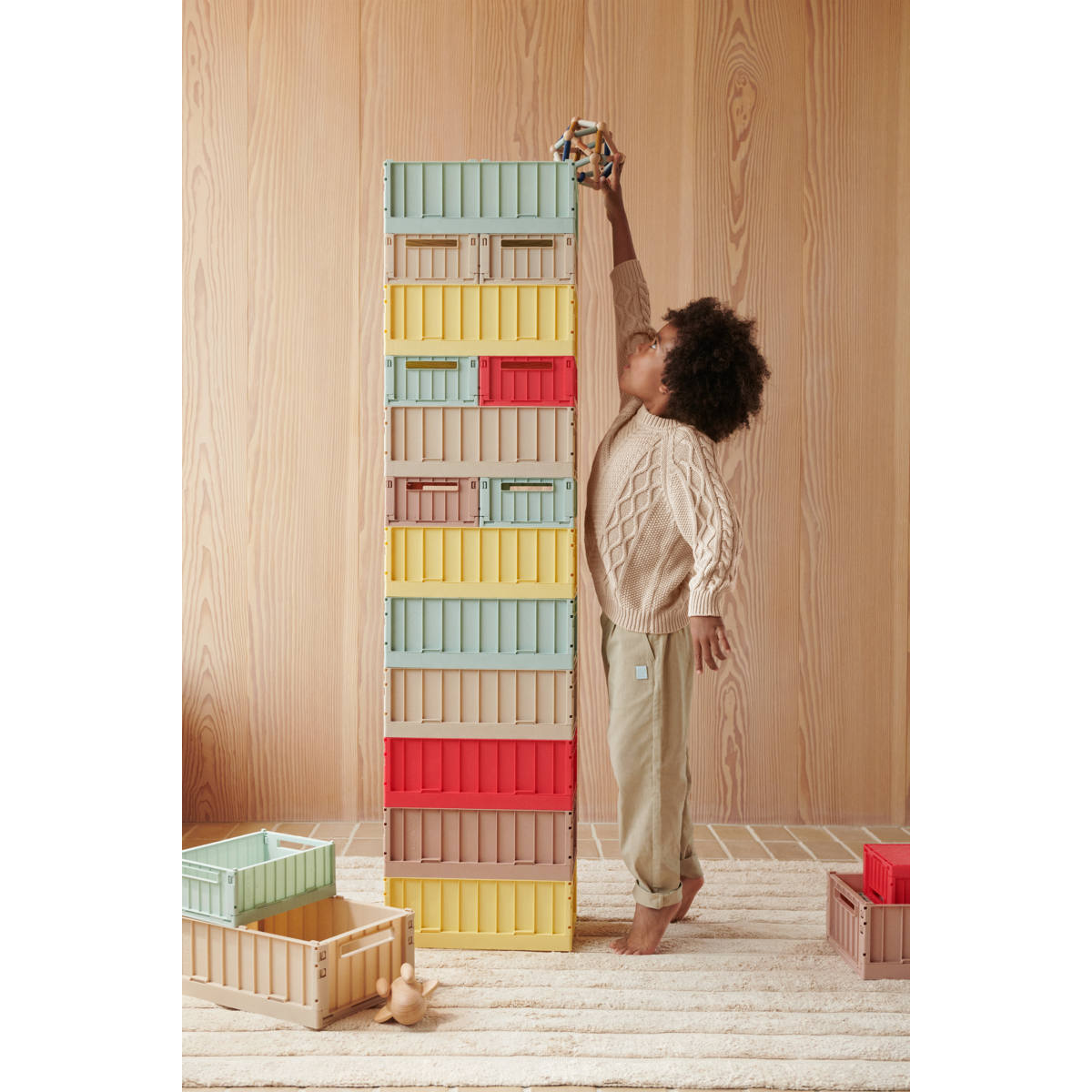 Liewood Boîte de rangement WESTON - PETIT, Lot de 1 - Pure sky - Boîtes de rangement