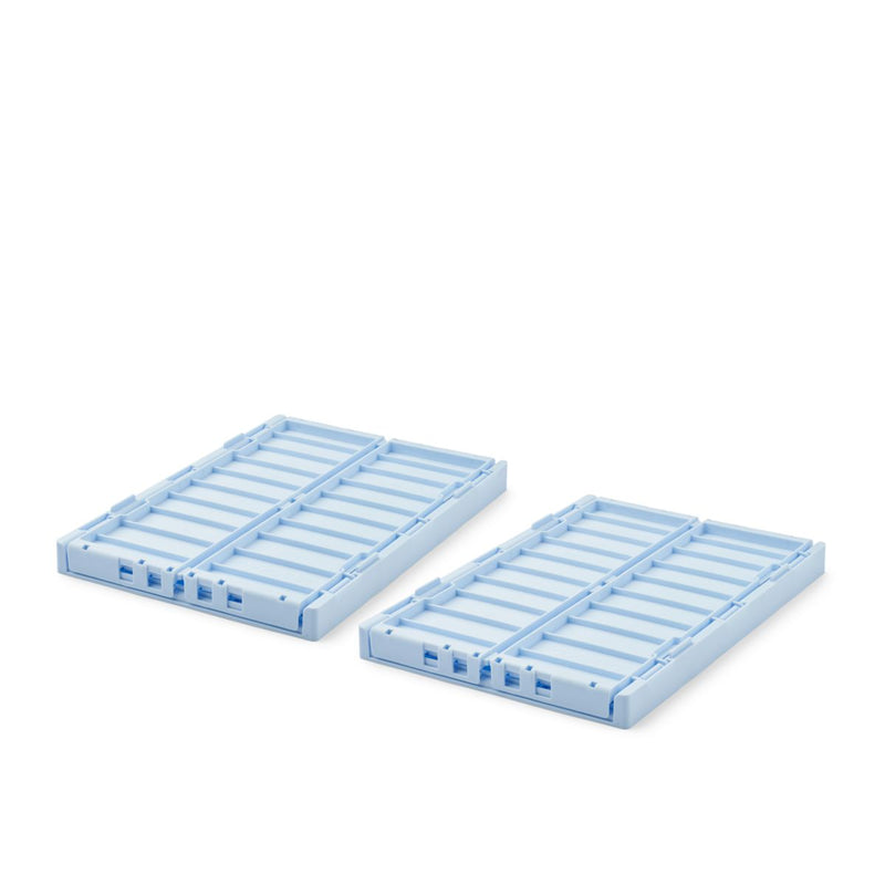Liewood Lot de 2 boîtes de rangement Weston taille M - Pure sky - Boîtes de rangement