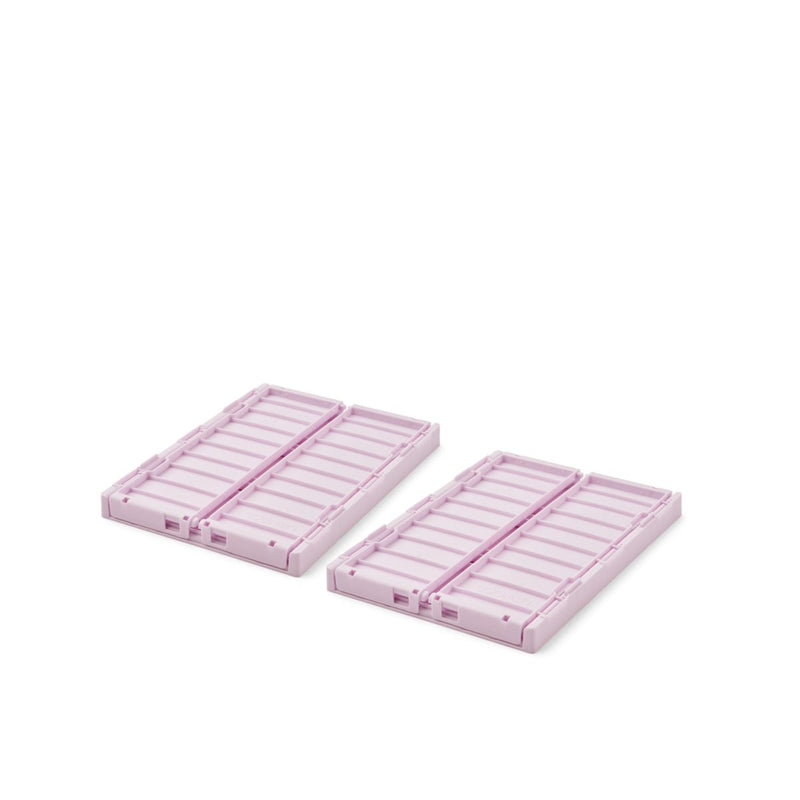 Liewood Lot de 2 boîtes de rangement taille S Weston - Light lavender - Boîtes de rangement