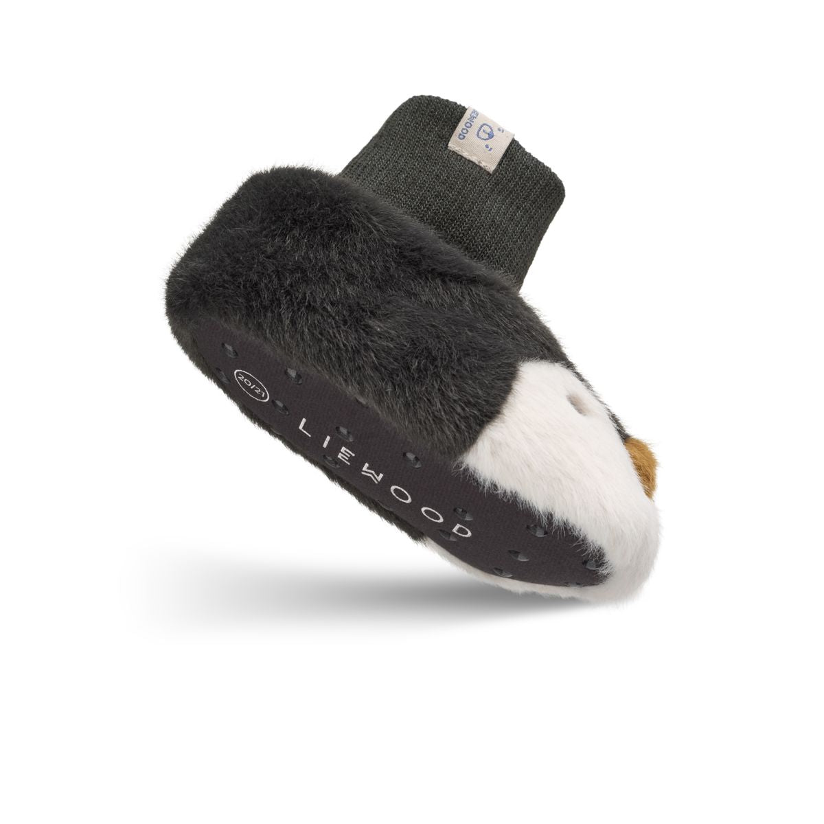 Chaussons Peluche Pingouin BETH - Sandy / Dark grey