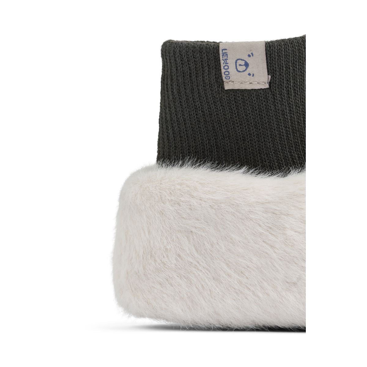Pantoufles Peluche Panda BETH - Sandy / Dark grey