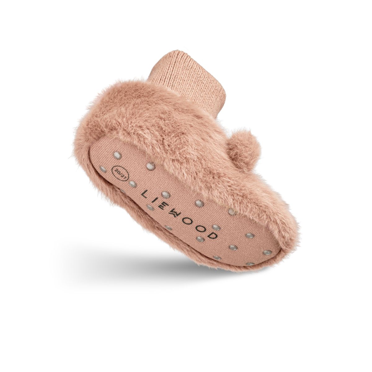 Chaussons Peluche Ours BETH - Pale tuscany